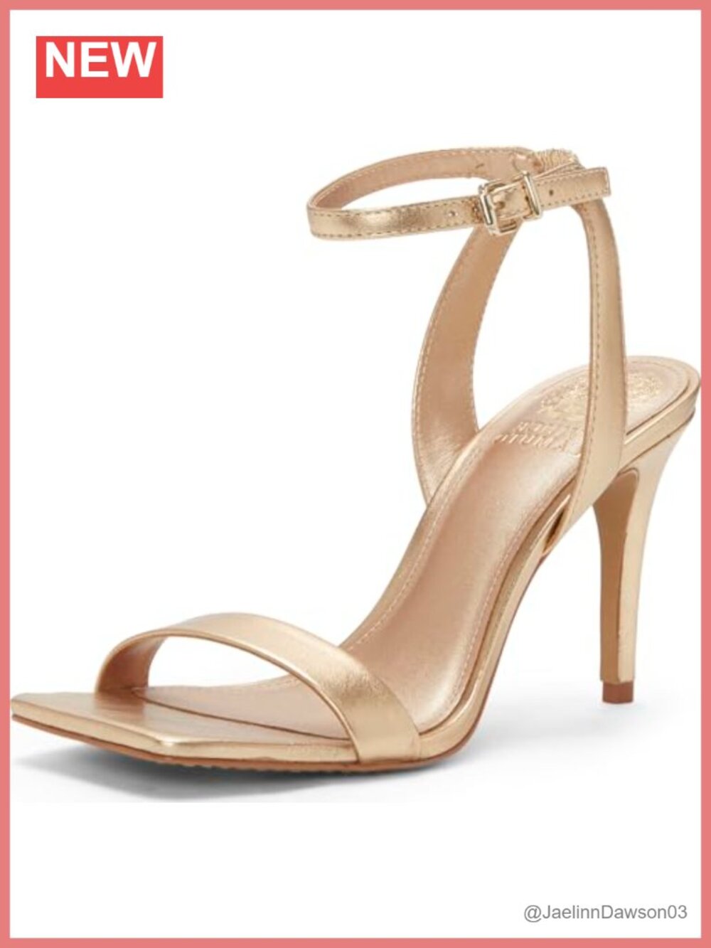 Vince Camuto Women's Saprenda High Heel Sandals, Leather Strappy Stiletto Heels